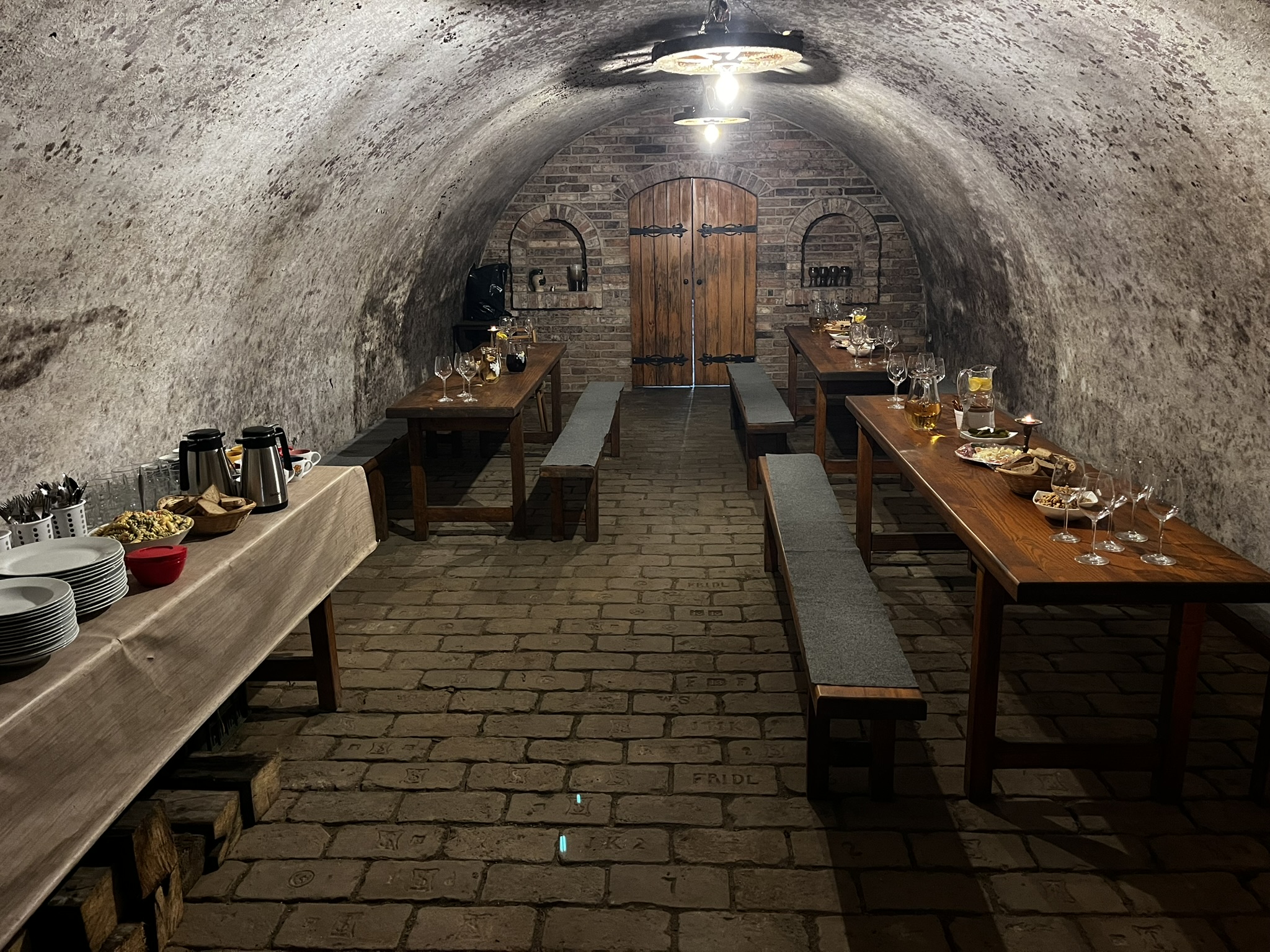 Interiér vinného sklepa